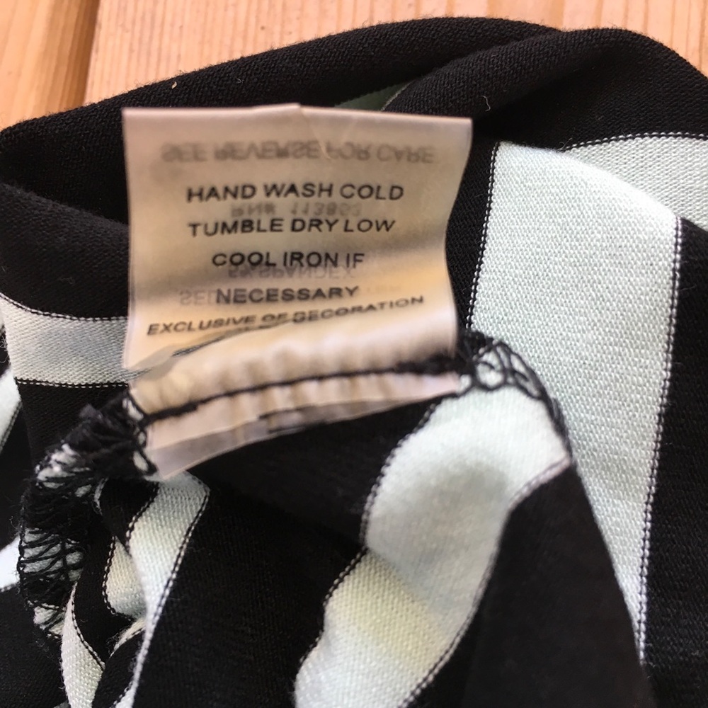Market and spruce green striped dress S - Picture 3 of 5